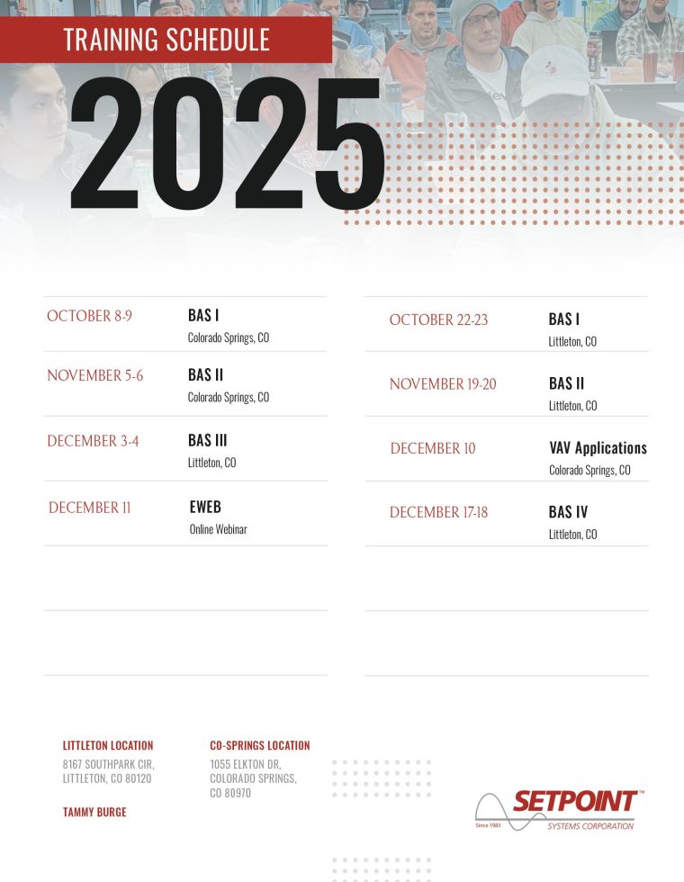 Training Calendar 2025 1